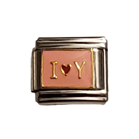 I Heart Y 9 mm link charm for Italian Charm Bracelet - Picture 1 of 1